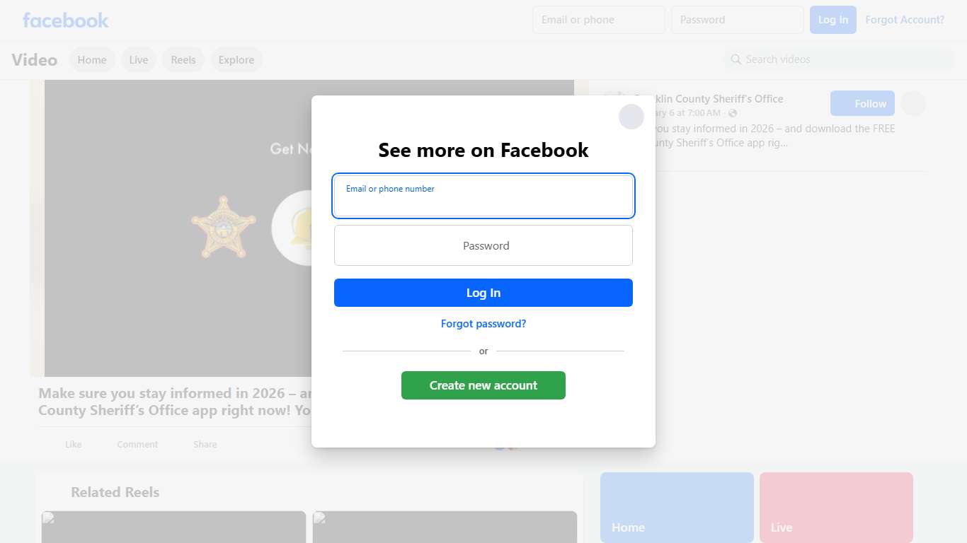 Make sure you stay informed in 2026 – and download the FREE Franklin County Sheriff’s Office app right now! You can find important safety information and resources at the touch of a button. You can even sign up to get alerts sent straight to your phone about traffic issues, major crimes, snow emergencies, and more. All you have to do is search “Franklin County Sheriff OH” in your app store to download. Franklin County Sheriff's Office Facebook